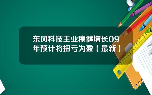 东风科技主业稳健增长09年预计将扭亏为盈【最新】