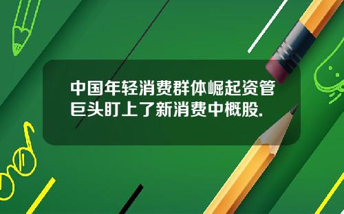 中国年轻消费群体崛起资管巨头盯上了新消费中概股.