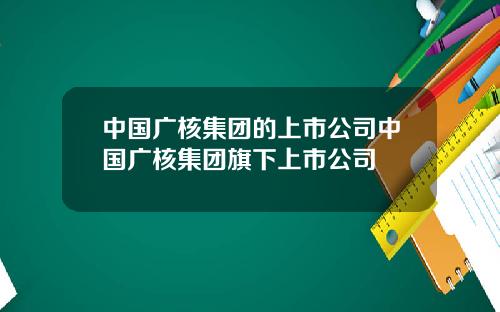 中国广核集团的上市公司中国广核集团旗下上市公司