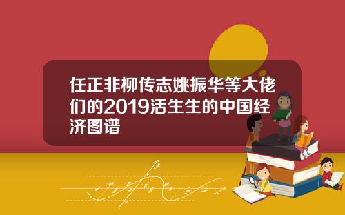 任正非柳传志姚振华等大佬们的2019活生生的中国经济图谱