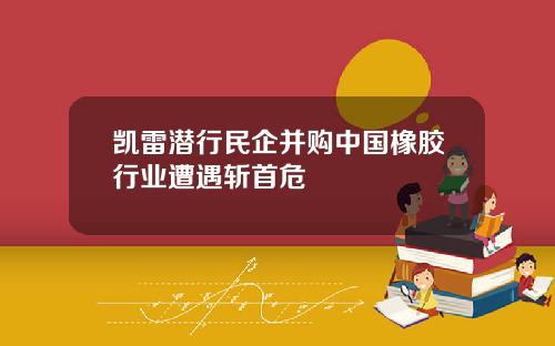 凯雷潜行民企并购中国橡胶行业遭遇斩首危