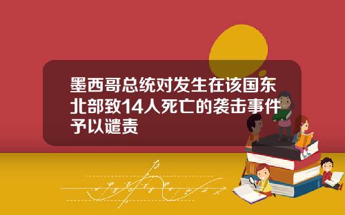 墨西哥总统对发生在该国东北部致14人死亡的袭击事件予以谴责