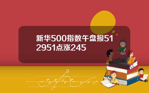 新华500指数午盘报512951点涨245