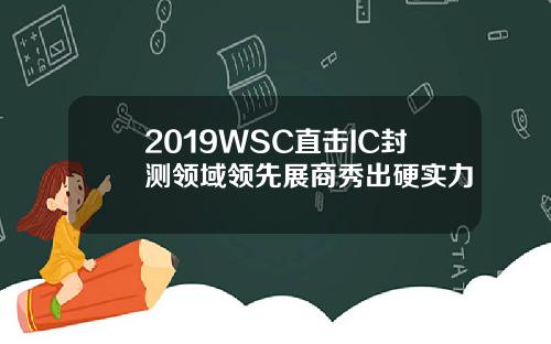 2019WSC直击IC封测领域领先展商秀出硬实力