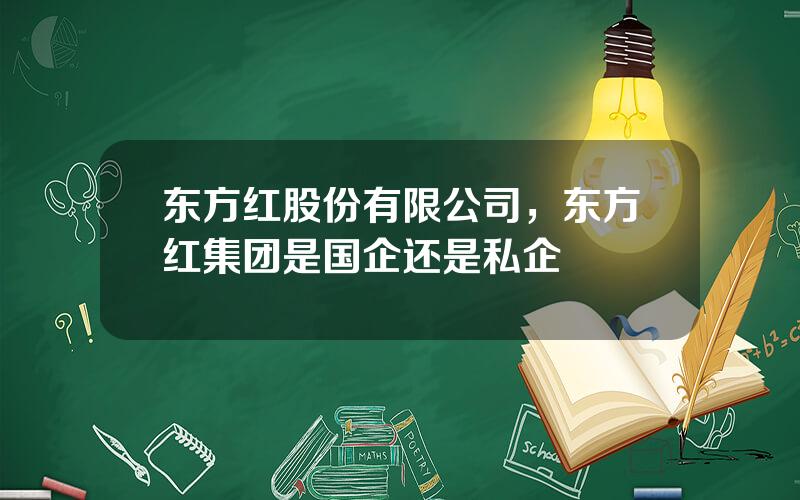 东方红股份有限公司，东方红集团是国企还是私企