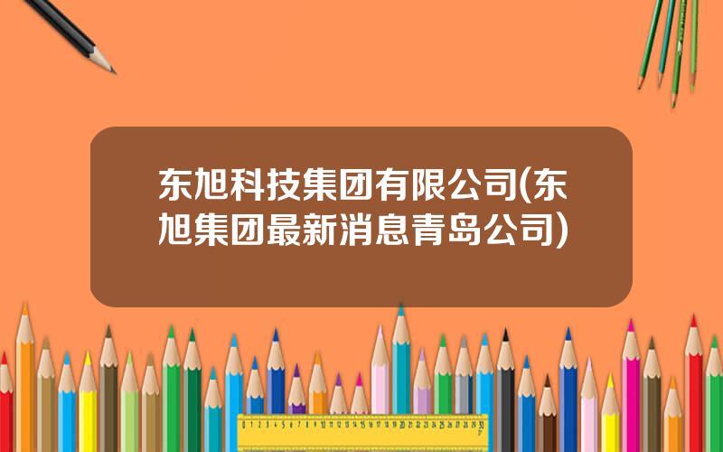 东旭科技集团有限公司(东旭集团最新消息青岛公司)