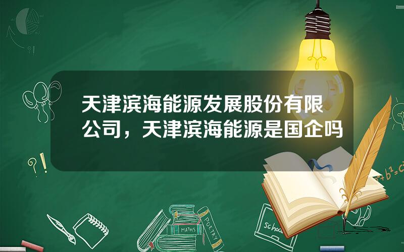 天津滨海能源发展股份有限公司，天津滨海能源是国企吗